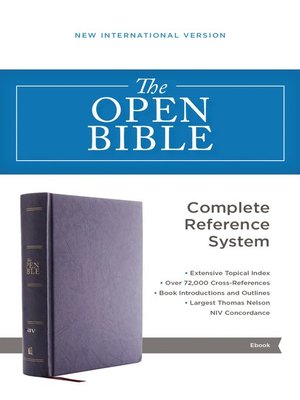 cover image of The NIV, Open Bible